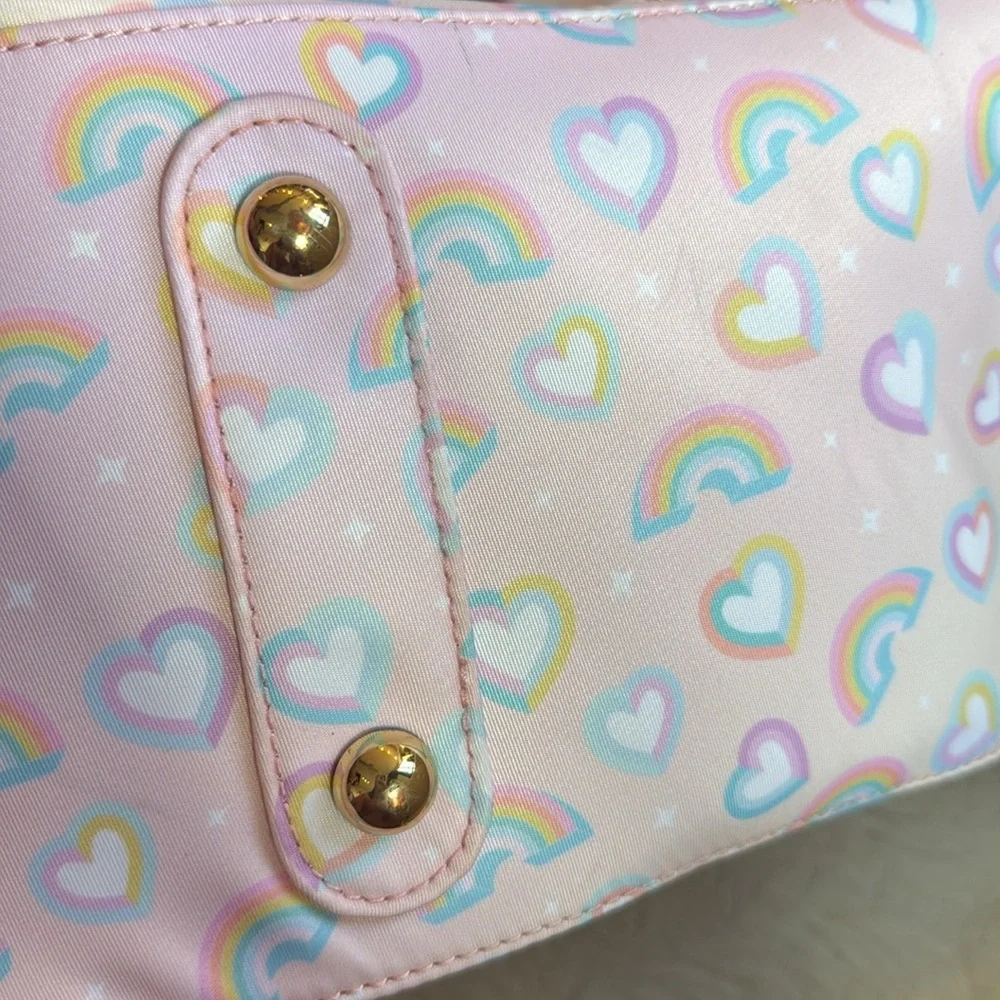 Stoney clover lane x Barbie rainbow and hearts duffle bag - Picture 4 of 14